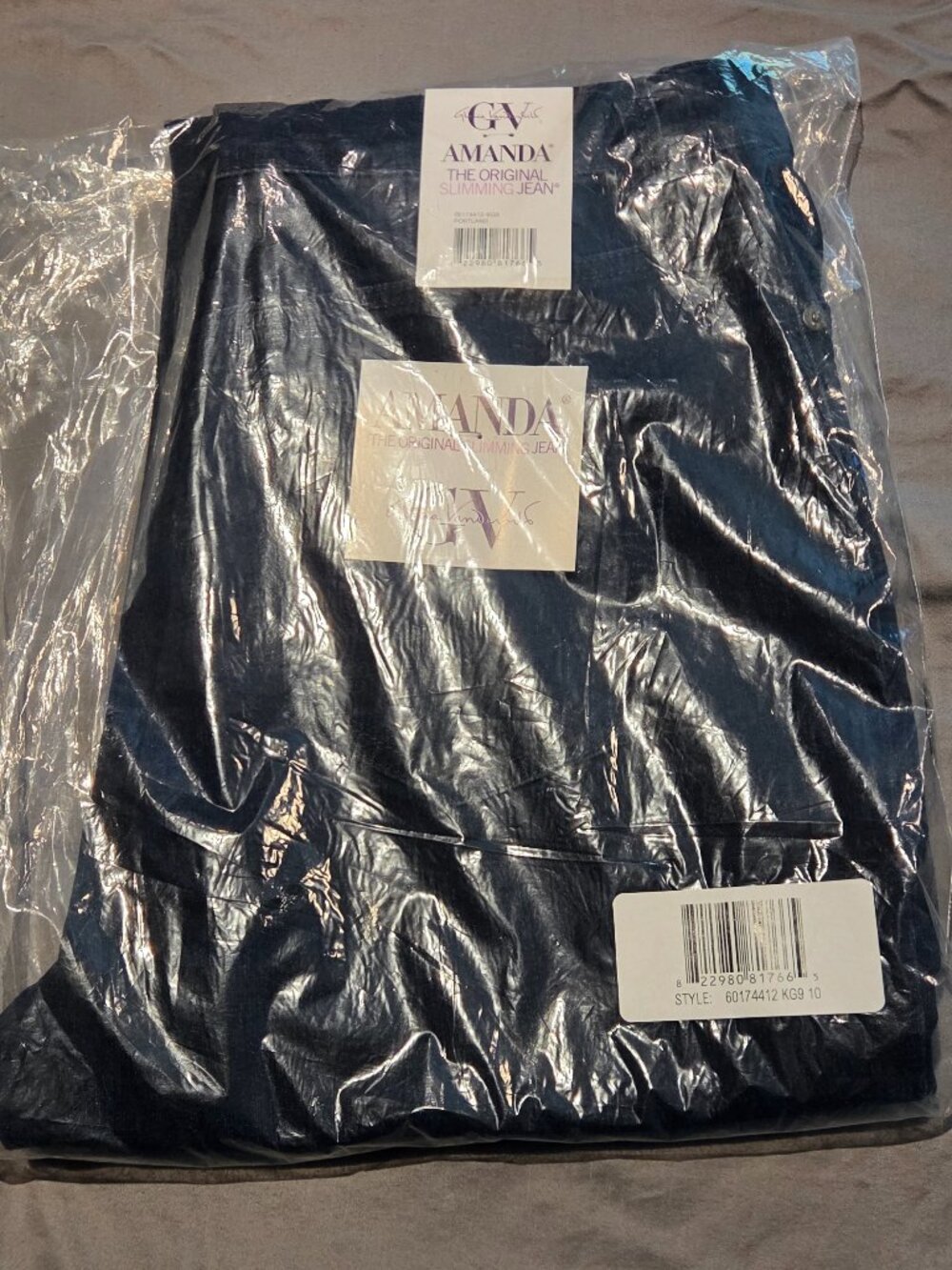NWT Gloria Vanderbilt Amanda Classic Jeans Size 10